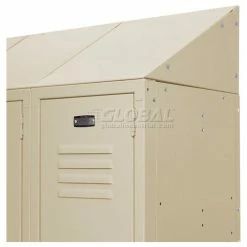 Global Industrial™ Locker Slope Top Kit, 12"x12", Tan -Deals Lockers Store 652705TN 03 2