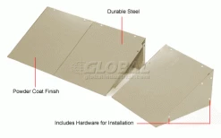 Global Industrial™ Locker Slope Top Kit, 12"x12", Tan -Deals Lockers Store 652705TN 1wco 2