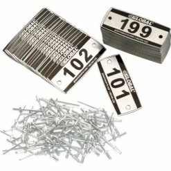 Global Industrial™ Locker Number Plate Kit, Numbered 101-299, 199/Pack