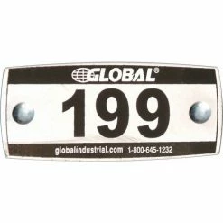 Global Industrial™ Locker Number Plate Kit, Numbered 101-299, 199/Pack -Deals Lockers Store 652717 03