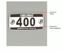 Global Industrial™ Locker Number Plate Kit - Pkg Of 200 Numbered 300-499 -Deals Lockers Store 652718 1wco