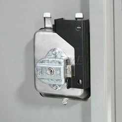 Global Industrial™ Infinity® 1-Tier 1 Door Locker, 12"Wx15"Dx60"H, Gray, Unassembled -Deals Lockers Store 968250GY 15 1