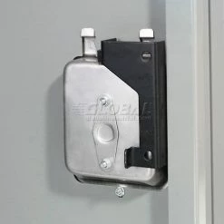 Global Industrial™ Infinity® 1-Tier 3 Door Locker, 12"Wx18"Dx60"H, Gray, Assembled -Deals Lockers Store 968250GY 16 4