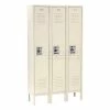 Global Industrial™ Infinity® 1-Tier 3 Door Locker, 12"Wx18"Dx60"H, Tan, Unassembled -Deals Lockers Store 968250TN 04