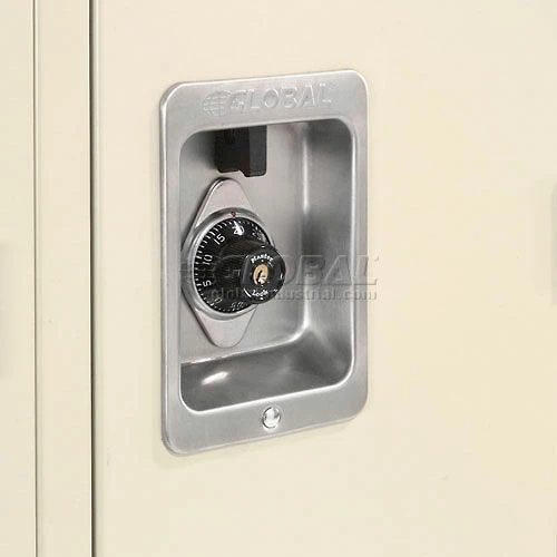 Global Industrial Infinity® 1-Tier 1 Door Locker, 12"Wx12"Dx60"H, Tan, Assembled 10 Global Industrial Infinity® 1-Tier 1 Door Locker, 12"Wx12"Dx60"H, Tan, Assembled - Image 8