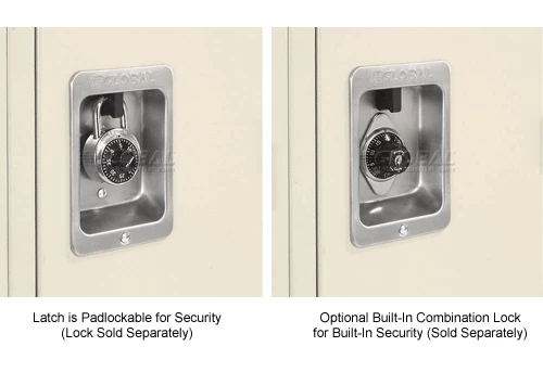Global Industrial Infinity® 1-Tier 1 Door Locker, 12"Wx12"Dx60"H, Tan, Assembled 33 Global Industrial Infinity® 1-Tier 1 Door Locker, 12"Wx12"Dx60"H, Tan, Assembled - Image 31