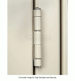 Global Industrial™ Infinity® 2-Tier 2 Door Locker, 12"Wx12"Dx36"H, Tan, Assembled -Deals Lockers Store 968250TN 7wco 2