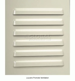 Global Industrial™ Infinity® 2-Tier 2 Door Locker, 12"Wx12"Dx36"H, Tan, Assembled -Deals Lockers Store 968250TN 8wco 2