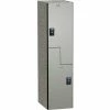 ASI Storage Traditional Z-Style 2 Door Phenolic Locker, 12"Wx12"Dx72"H, Dove Gray, Assembled -Deals Lockers Store ARG 11 8Z1212720 3010