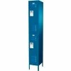 ASI Storage Traditional 2-Tier 2 Door Locker Add On, 12"Wx15"Dx36"H, Blue Frost, Unassembled -Deals Lockers Store ASI 11 12121578 36A