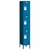 ASI Storage Traditional 3-Tier 3 Door Locker Add On, 12"W x 15"D x 24"H, Almond, Unassembled -Deals Lockers Store ASI 11 13121578 03A