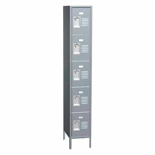 ASI Storage Traditional 5-Tier 5 Door Locker Add On, 12"W x 18"D x 12"H, Almond, Unassembled 3 ASI Storage Traditional 5-Tier 5 Door Locker Add On, 12"W x 18"D x 12"H, Almond, Unassembled
