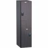 ASI Storage Traditional Plus Z-Style 2 Door Phenolic Locker, 12"Wx12"Dx72"H, Silver Gray, Assembled -Deals Lockers Store ASI 11 8Z12127213000