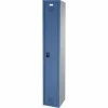 ASI Storage Traditional 1-Tier 1 Door Plastic Locker, 18"W x 18"D x 72"H, Charcoal, Assembled -Deals Lockers Store ASI 11 9118187209237