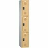 ASI Storage Traditional 3-Tier 3 Door Plastic Locker, 15"W x 15"D x 24"H, Gray, Assembled 2 ASI Storage Traditional 3-Tier 3 Door Plastic Locker, 15"W x 15"D x 24"H, Gray, Assembled -Deals Lockers Store ASI 11 9315157209200