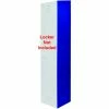 Bradley Corporation Bradley End Panel for Slope Top Locker EPST-S1572-203 15x72 - Deep Blue