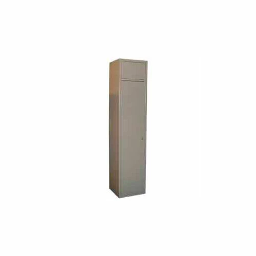 George O'Day 1 Door Standard Soil Locker, 16-1/2"Wx16-1/4"Dx77-1/2"H, Gray, Assembled 3 George O'Day 1 Door Standard Soil Locker, 16-1/2"Wx16-1/4"Dx77-1/2"H, Gray, Assembled