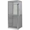 Hallowell Double Tier Bulk Tenant Storage Locker, 36"Wx36"Dx90"H, Dark Gray, Unassembled