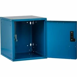 Hallowell® Cubix™ Modular Locker w/ Padlock, 11-3/4"Wx11"Dx12-1/8"H, Blue, Unassembled -Deals Lockers Store HAO HC121212 1PL MB C