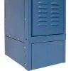 Hallowell KCFB12MB Steel Locker Accessory, Closed Front Base 12"W x 6"H Marine Blue -Deals Lockers Store HAO KCFB12MB