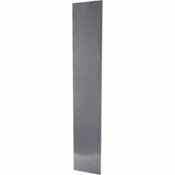 Hallowell KMP1260 Steel Locker Accessory - Universal Finished End Panel 12"Dx60"H - Dark Gray