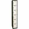 Hallowell® 6-Tier 6 Door Tie Locker, 12"W x 18"D x 12"H, Black/Light Gray, Unassembled 2 Hallowell® 6-Tier 6 Door Tie Locker, 12"W x 18"D x 12"H, Black/Light Gray, Unassembled -Deals Lockers Store HAO U1282 6MP
