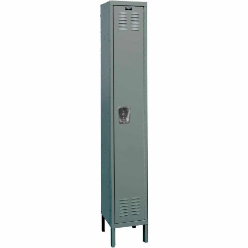 Hallowell® 1-Tier 1 Door Premium Locker, 15"W x 21"D x 72"H, Dark Gray, Assembled 3 Hallowell® 1-Tier 1 Door Premium Locker, 15"W x 21"D x 72"H, Dark Gray, Assembled