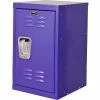 Hallowell® 1-Tier 1 Door Kid Mini Locker, 15"Wx15"Dx24"H, Pep Rally Purple, Unassembled -Deals Lockers Store HL1 HKL151524 1PR