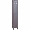 Hallowell® ValueMax™ 1-Tier 1 Door Locker, 12"Wx18"Dx72"H, Dark Gray, Unassembled -Deals Lockers Store HLL UH1288 1HG