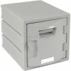 Remco Plastics 6-Tier 6 Door Box Plastic Locker, 12"W x 15"D x 12"H, Gray, Assembled -Deals Lockers Store REO 238038 01