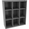 Tennsco® 9 Person Cubby Locker, 34-1/2"W x 13-1/2"D x 40"H, Medium Gray, All-Welded -Deals Lockers Store TEP CC 40 MGY
