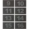United Visual Products United Visual Numbers for ABS/Wood Cellphone Lockers TAB916 - Numbers 9-16 -Deals Lockers Store UNN TAB916