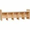 Wood Designs Five Section Wall Locker