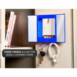 LockerMate Magnetic Locker Mirror Kit, Blue -Deals Lockers Store XXA 00433