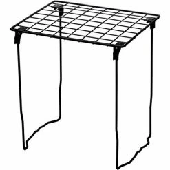 LockerMate Stac-A-Shelf Locker Shelf, Extra Tall, Black