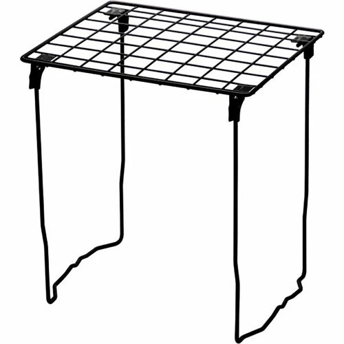 LockerMate Stac-A-Shelf Locker Shelf, Extra Tall, Black 3 LockerMate Stac-A-Shelf Locker Shelf, Extra Tall, Black