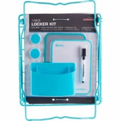 LockerMate 12" Locker Organizer Kit, Assorted Colors