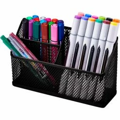 LockerMate It's Academic Magnetic Pencil Holder, Black