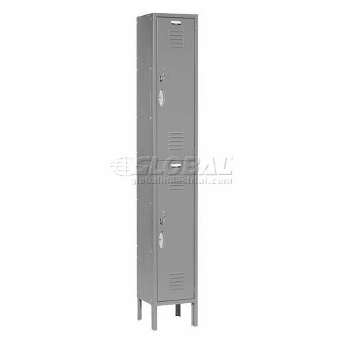 Global Industrial Capital® 2-Tier 2 Door Locker, 12"Wx15"Dx36"H, Gray, Assembled 3 Global Industrial Capital® 2-Tier 2 Door Locker, 12"Wx15"Dx36"H, Gray, Assembled