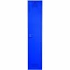 Bradley Corporation Bradley 1-Tier 1 Door Lenox Plastic Locker, 12"W x 12"D x 60"H, Deep Blue, Assembled