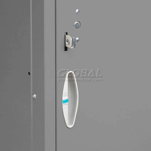 Global Industrial Capital® 2-Tier 2 Door Locker, 12"Wx15"Dx36"H, Gray, Assembled 5 Global Industrial Capital® 2-Tier 2 Door Locker, 12"Wx15"Dx36"H, Gray, Assembled - Image 3