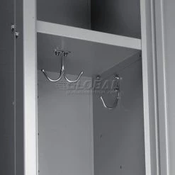 Global Industrial™ Capital® 1-Tier 3 Door Locker, 12"Wx15"Dx72"H, Gray, Unassembled -Deals Lockers Store locker detail GY09 2