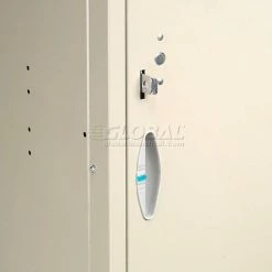 Global Industrial™ Capital® 2-Tier 2 Door Locker, 12"Wx18"Dx36"H, Tan, Unassembled -Deals Lockers Store locker detail TN05