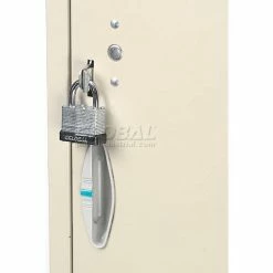 Global Industrial™ Capital® 2-Tier 2 Door Locker, 12"Wx18"Dx36"H, Tan, Unassembled -Deals Lockers Store locker detail TN06